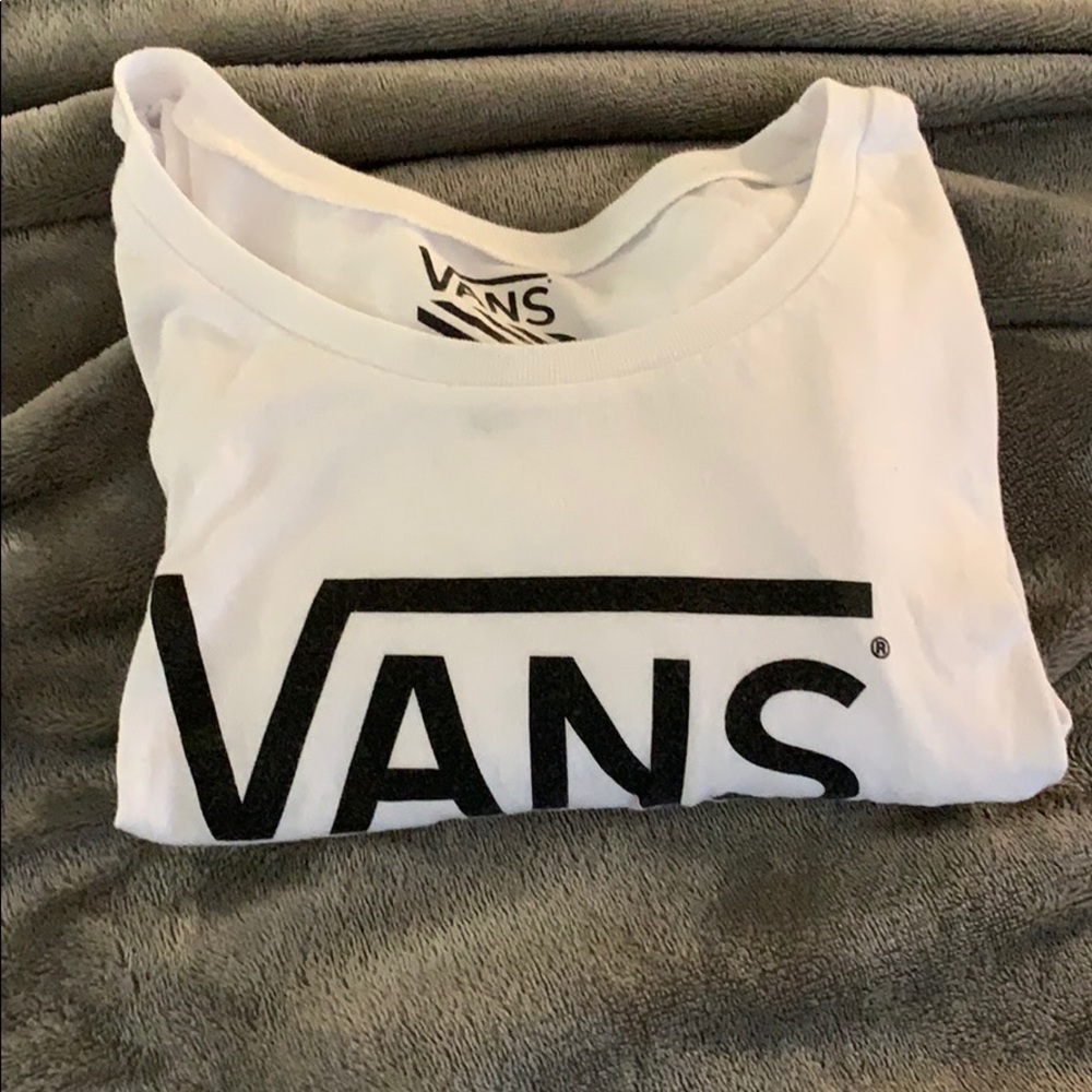 White authentic vans T-shirt